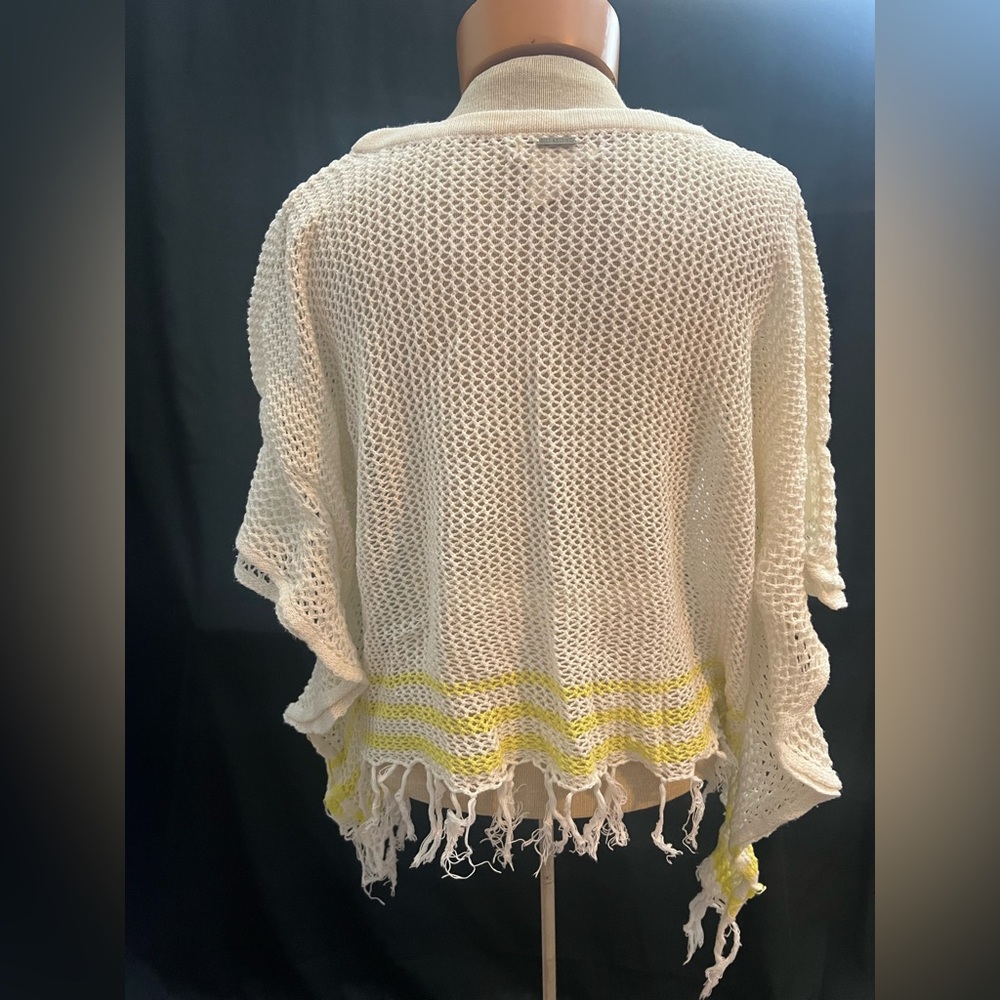 BILLABONG Womens Top Ivory Pullover Beach Swim Cover Up Tunic Size S/M - Picture 2 of 6